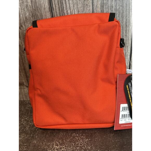 Manhattan Portage New York Urban Messenger Bag (1407) Orange $59 NWT New - Picture 2 of 3